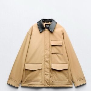 Zara Combination Barn Jacket/Chore Coat NWT